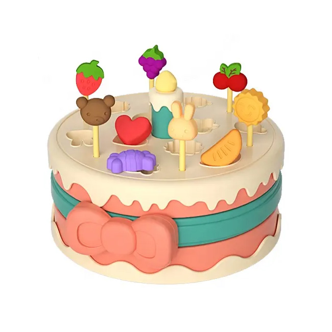 푸르베베 생일케이크 클레이 만들기 도구 세트 점토 찰흙 미술 놀이 - 상세 이미지 2