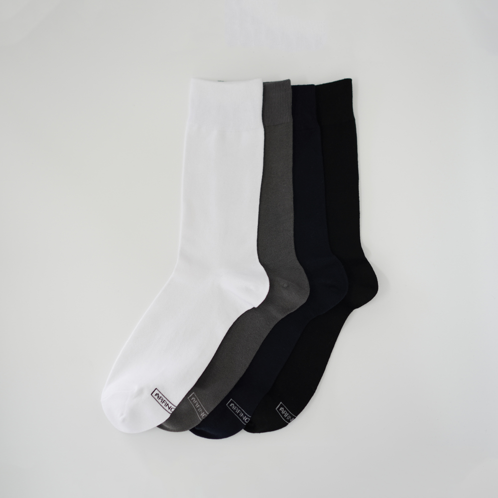 아르노멀 프리미엄 장목 양말 4 PACK 세트 남자 앞코보강 패션 무지 신사 정장 캐쥬얼 이미지 7