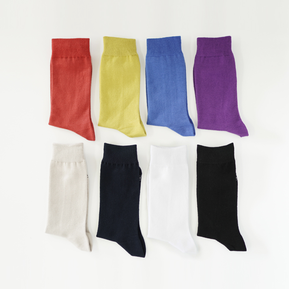 아르노멀 프리미엄 장목 양말 4 PACK 세트 여자 앞코보강 패션 무지 예쁜 컬러 - 상세 이미지 5