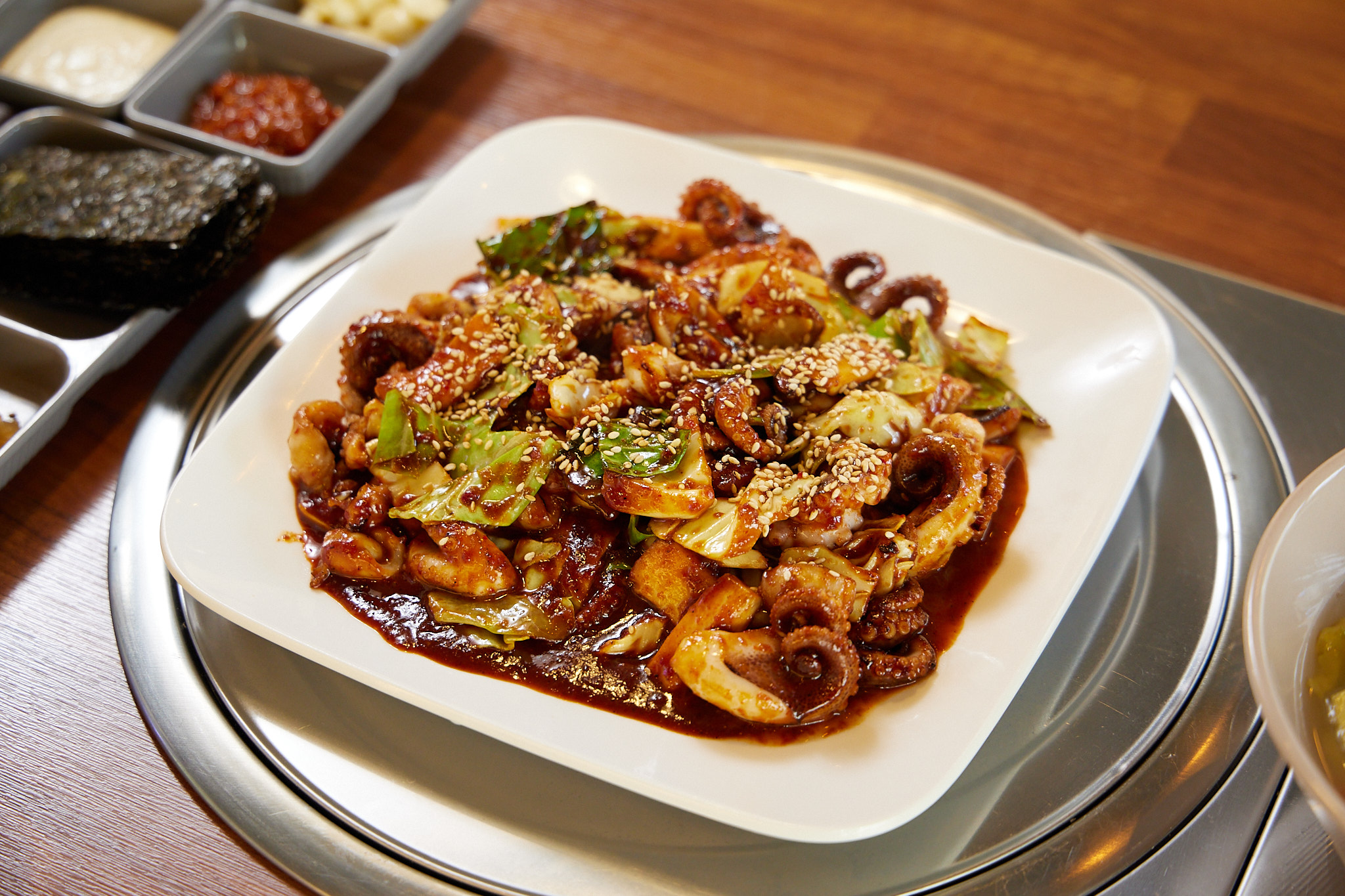 쭈꾸미잡스 매콤 양념 쭈꾸미 볶음 캠핑 음식 요리 밀키트 맛집 2인분 600g, 1개 - 상세 이미지 2