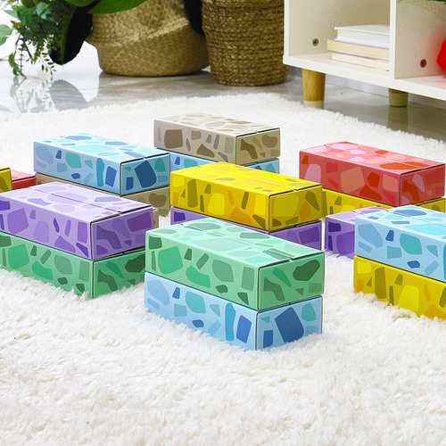 [캐스비] 종이벽돌블럭 도로 30pcs 종이벽돌 양면 소프트블럭 KesB - 상세 이미지 3