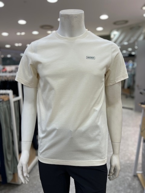 아이더 POP UNI 로고 라운드 면 티셔츠 DUM23295W4 - 메인 이미지