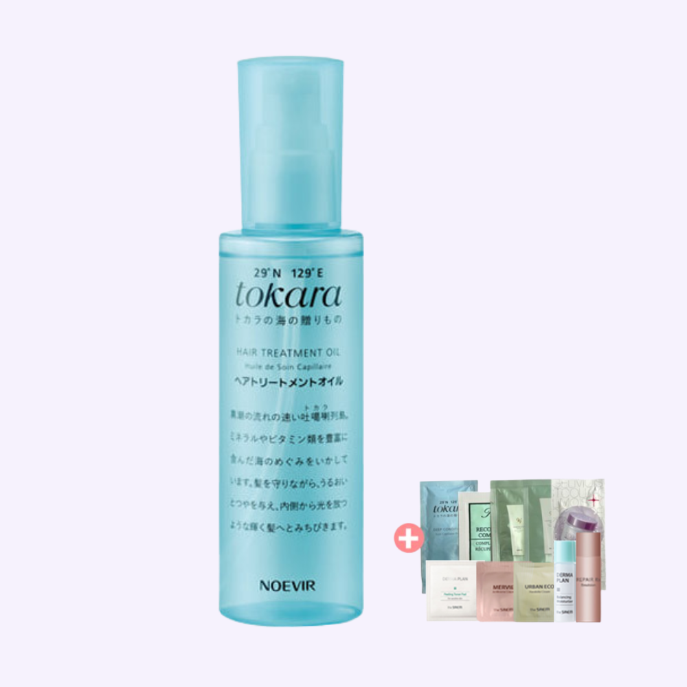 노에비아 도카라 헤어 트리트먼트 오일100ml + 랜덤미니 헤어오일 - 상품 이미지