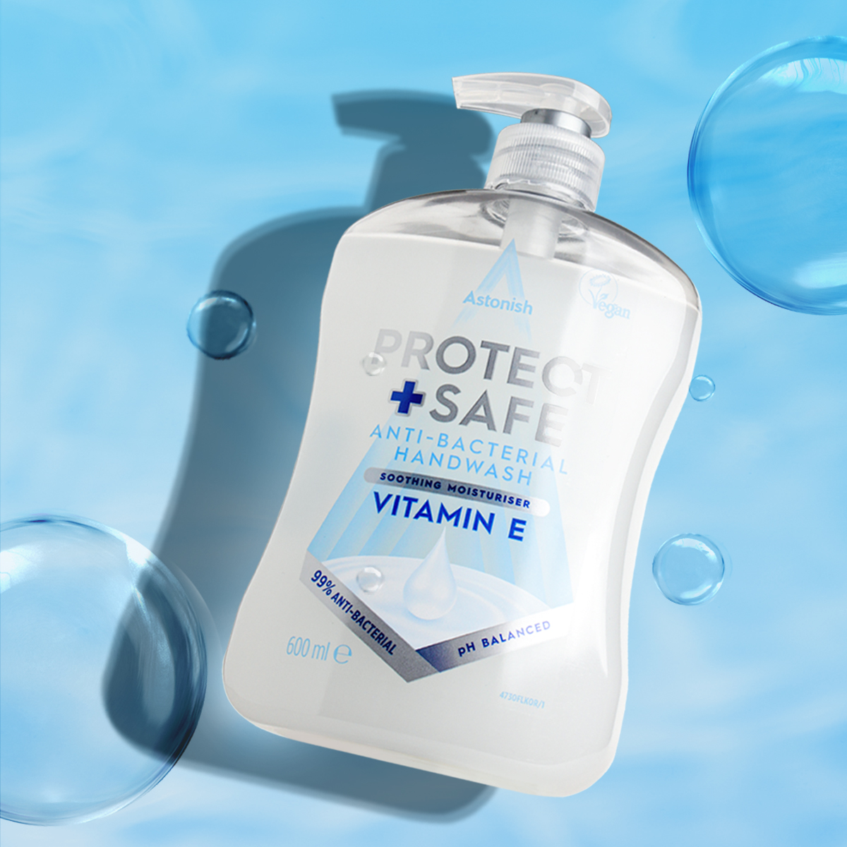 [본사] 아스토니쉬 비타민E 핸드워시 1+1 저자극 액체비누 고보습 손세정제 600ml 이미지 2