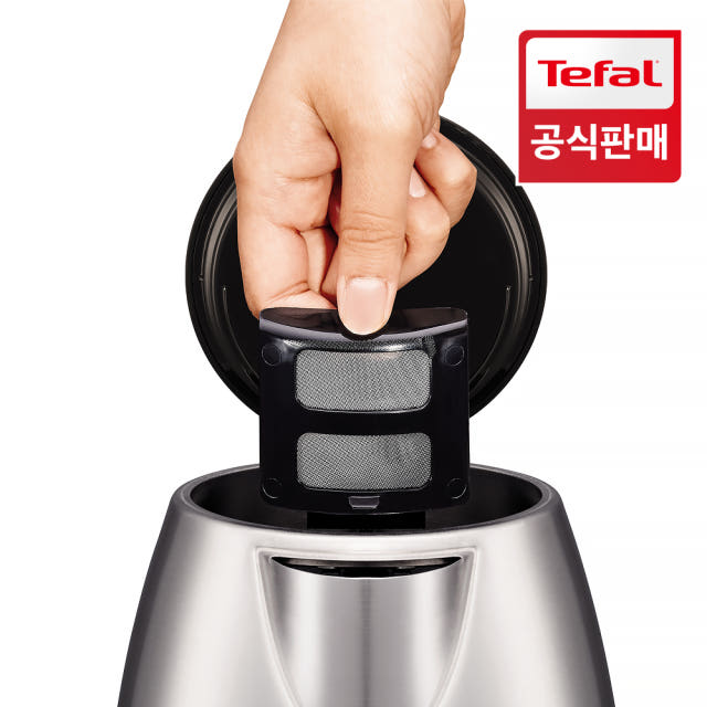 테팔 전기포트 수비토 1L 스텐 KI271DKR 커피 분유 티 무선주전자