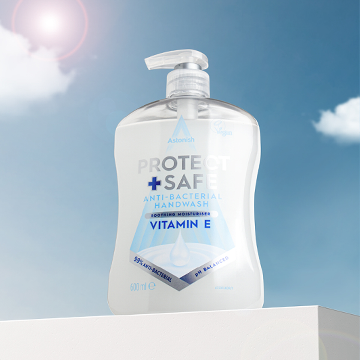 [본사] 아스토니쉬 비타민E 핸드워시 1+1 저자극 액체비누 고보습 손세정제 600ml 이미지 3