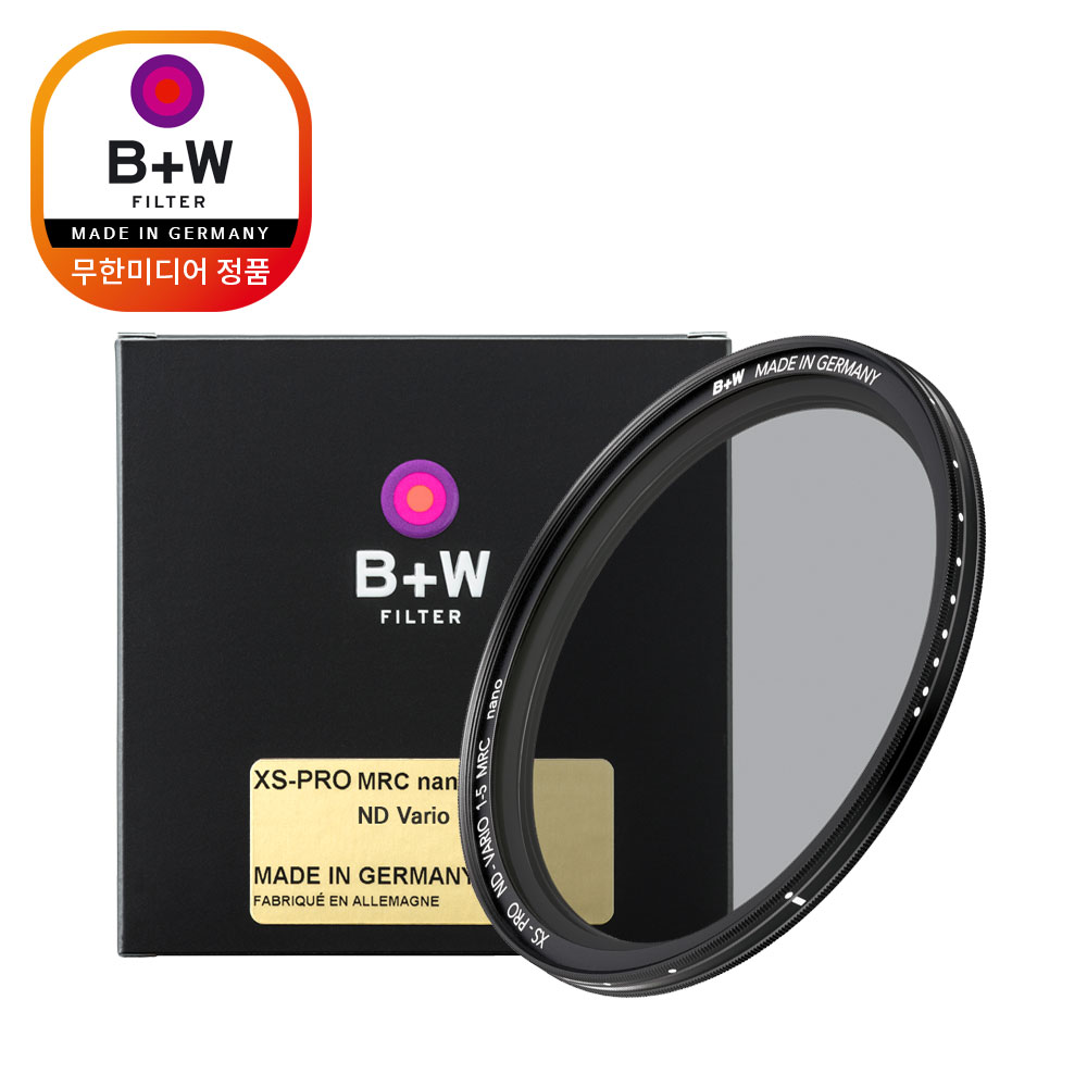 슈나이더 B+W XS-Pro nano ND Vario 82mm 카메라 렌즈 필터 [공식수입원 무한미디어] - 상품 이미지
