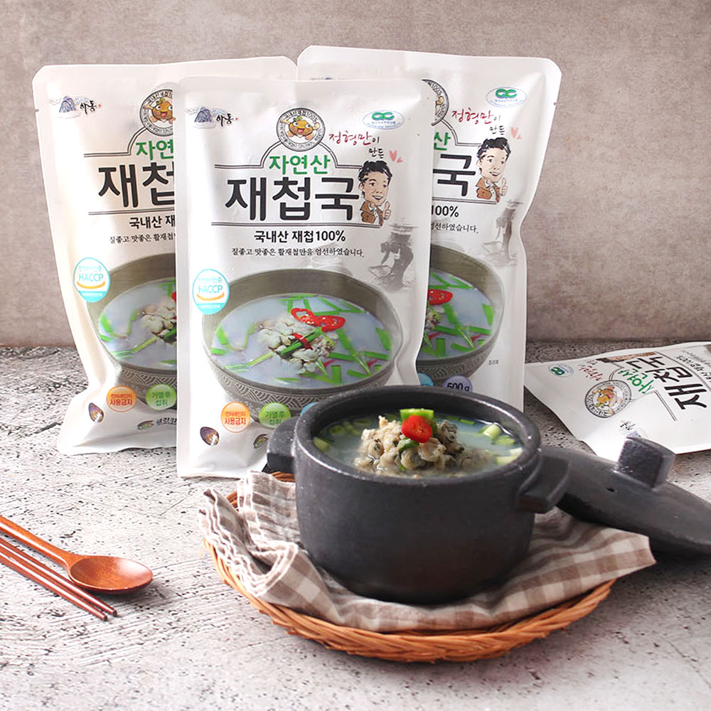 추석선물세트 정형만 장인의 국내산 100% 하동 섬진강 재첩국 500g 제첩국 명절셋트 - 상세 이미지 3