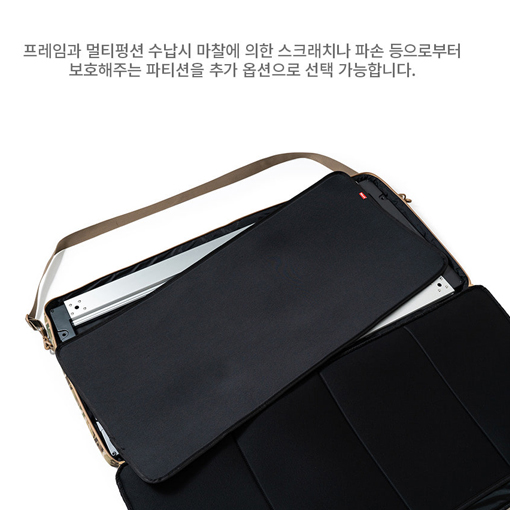 디얼스 IGT 테이블 케이스 프레임 가방 엔트리 파우치 스노우피크 호환 레귤러, 블랙멀티캠 이미지 8