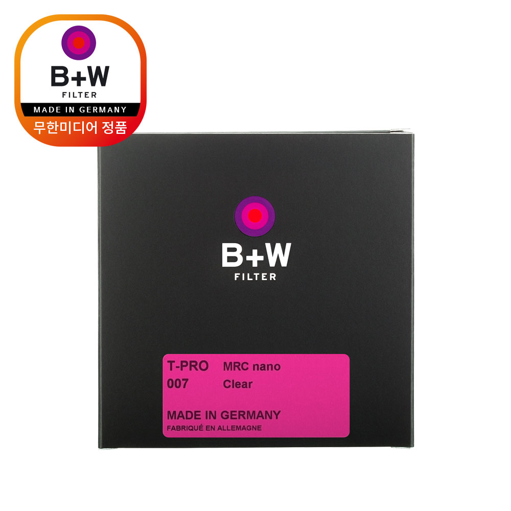 슈나이더 B+W T-PRO nano 007 Clear 67mm 카메라 렌즈 필터 [공식수입원 무한미디어] - 상세 이미지 2