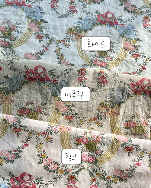 더블유패브릭 지젤 대폭 바이오워싱 15수 린넨 코튼 면혼방 원단 앞치마 커튼 소품 매트 침구류 - 상세 이미지 2