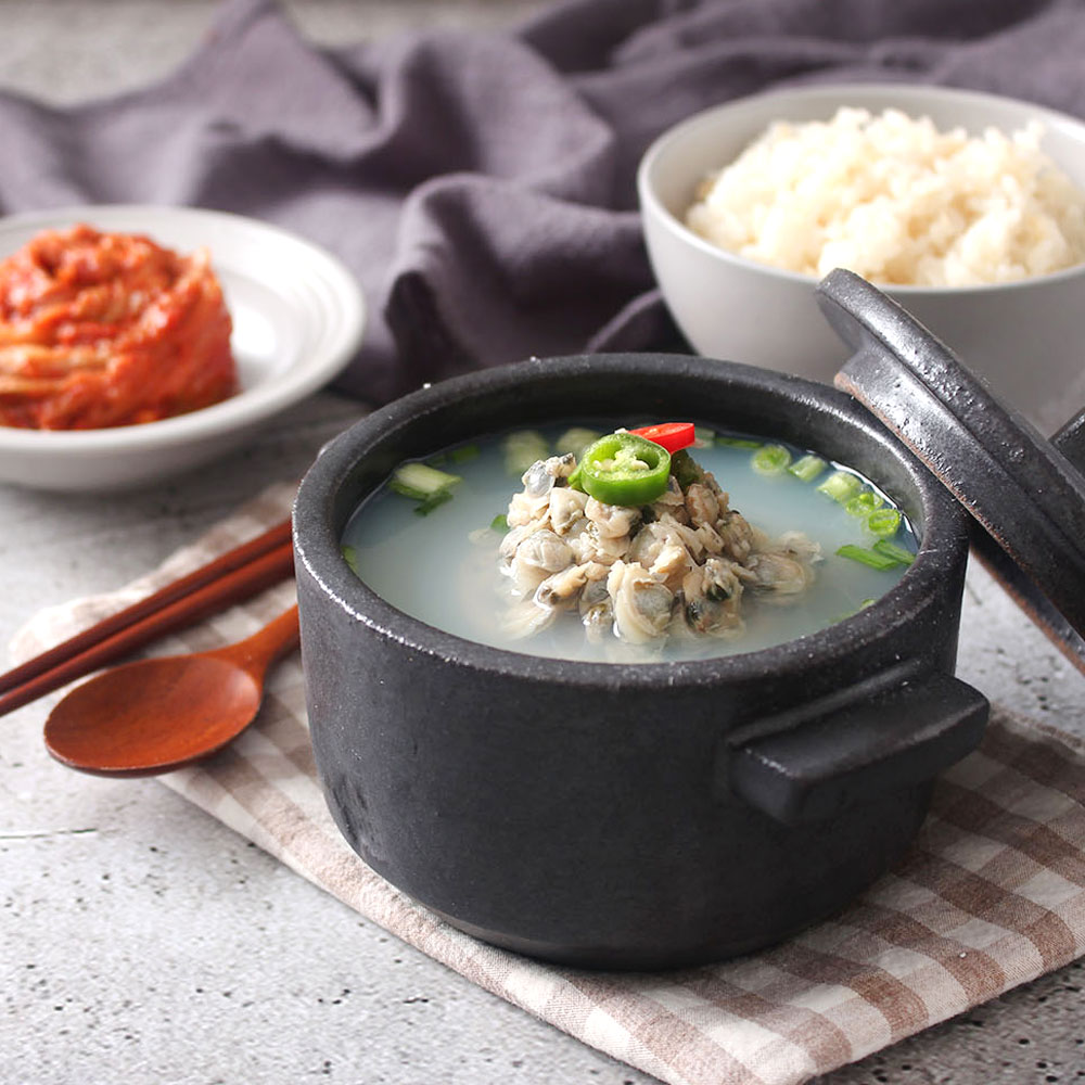 추석선물세트 정형만 장인의 국내산 100% 하동 섬진강 재첩국 500g 제첩국 명절셋트 이미지 6