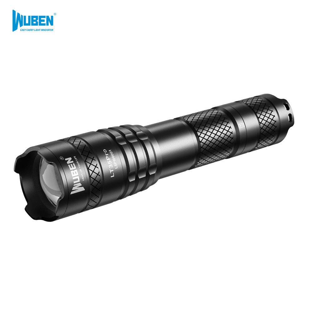 우벤 LT35 PRO 줌 기능 탑재 손전등 1200루멘 고휘도 랜턴 충전식 LED후레쉬