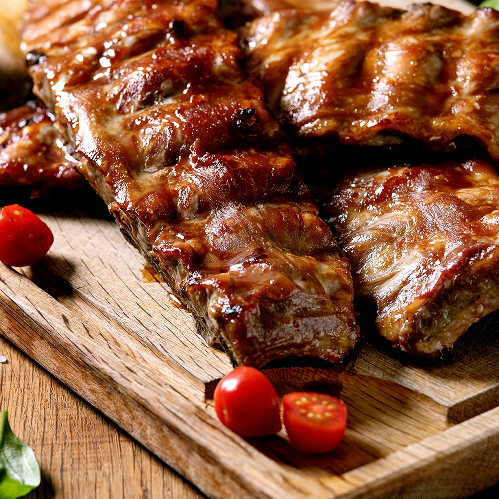 힐링미트 돼지 등갈비 쪽갈비 로인립 바베큐립 등갈비구이 캠핑쪽갈비 1000g 이미지 6