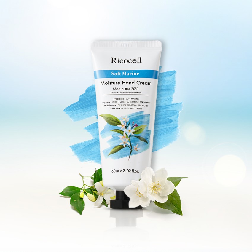 소프트마린 리코셀 핸드크림 60ml 고보습 시어버터 함유 오렌지 블라썸 플로럴향 - 상세 이미지 2