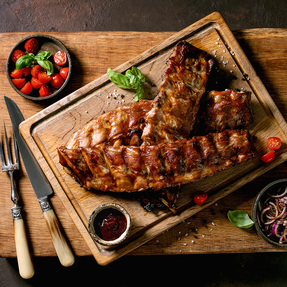 힐링미트 돼지 등갈비 쪽갈비 로인립 바베큐립 등갈비구이 캠핑쪽갈비 1000g 이미지 7
