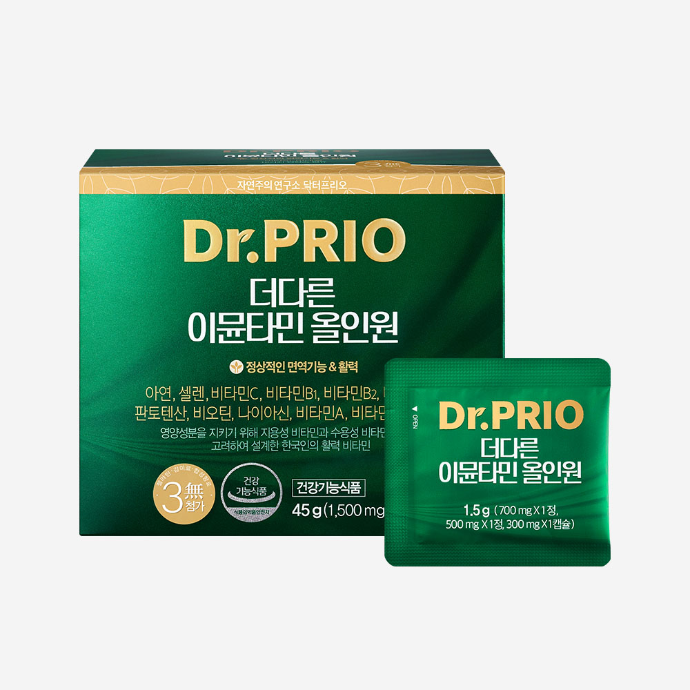 닥터프리오 더다른 이뮨타민 올인원 30포, 4개 - 상세 이미지 2