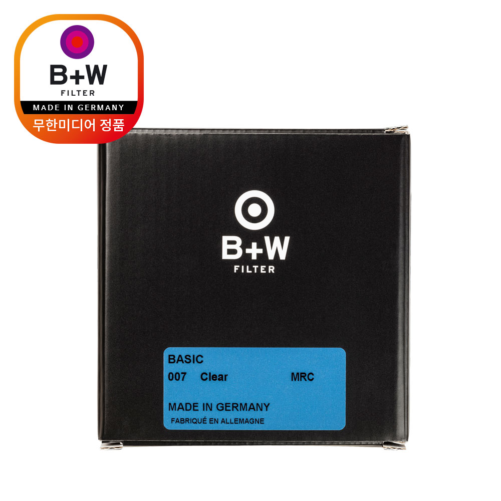 슈나이더 B+W BASIC 007 Clear MRC 77mm 카메라 렌즈 필터 [공식수입원 무한미디어] - 상세 이미지 2