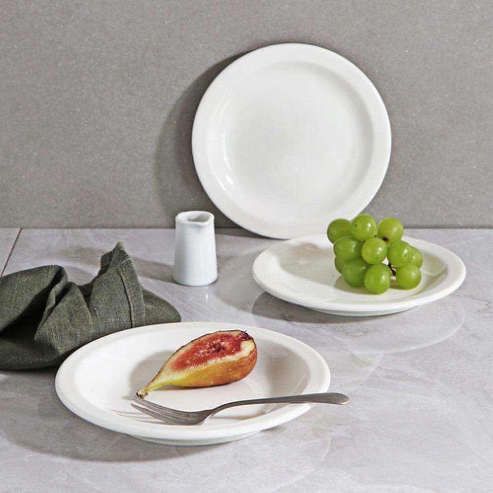 시라쿠스 뉴욕 레트로 빈티지 원형 접시 23cm