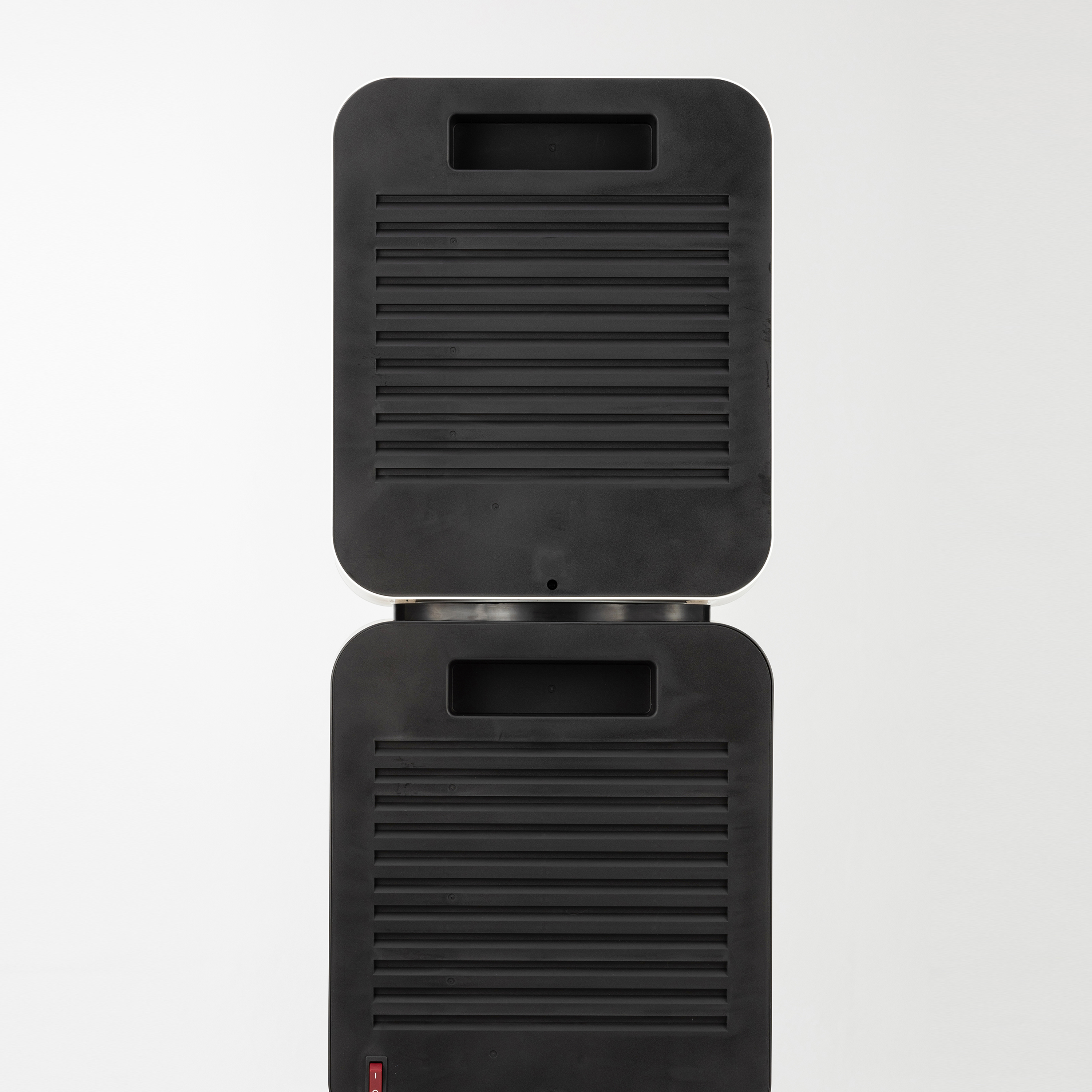 신일 전기히터 하이라이트 전기난로 에코팬큐브 온열기 난방기 스토브 2구 레드블랙