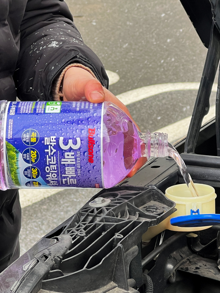 [불스원] 레인OK 3배 빠른 발수코팅 에탄올 워셔액 1800ml - 상세 이미지 2