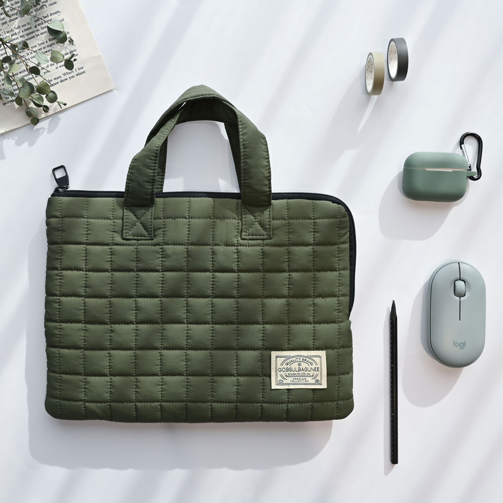 스너그 패딩 아이패드11 파우치 노트북 태블릿 맥북 누빔 갤럭시탭 가방