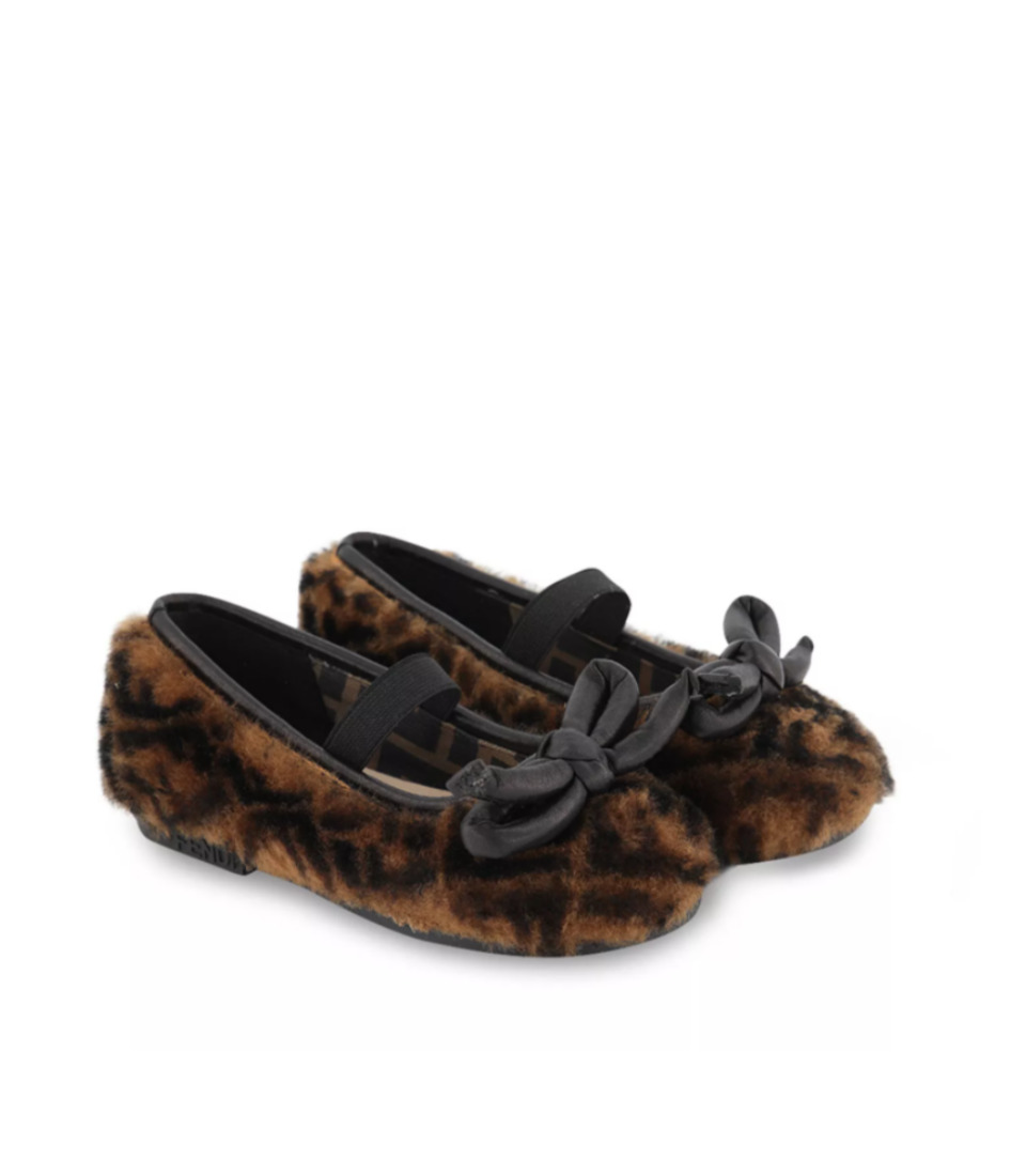 펜디키즈 FENDI KIDS 펜디 로고 송치 슈즈 - 상품 이미지