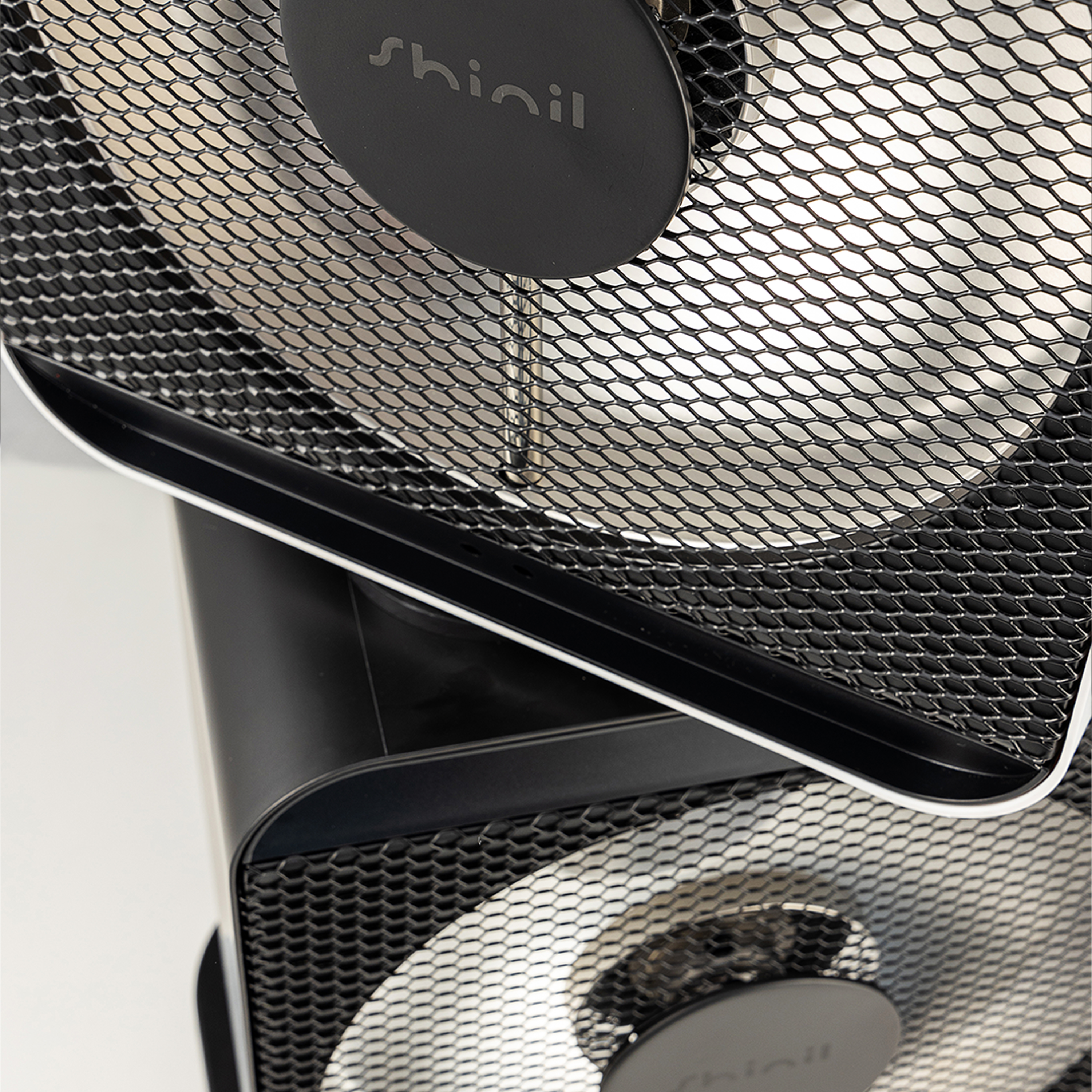 신일 전기히터 하이라이트 전기난로 에코팬큐브 온열기 난방기 스토브 2구 레드블랙