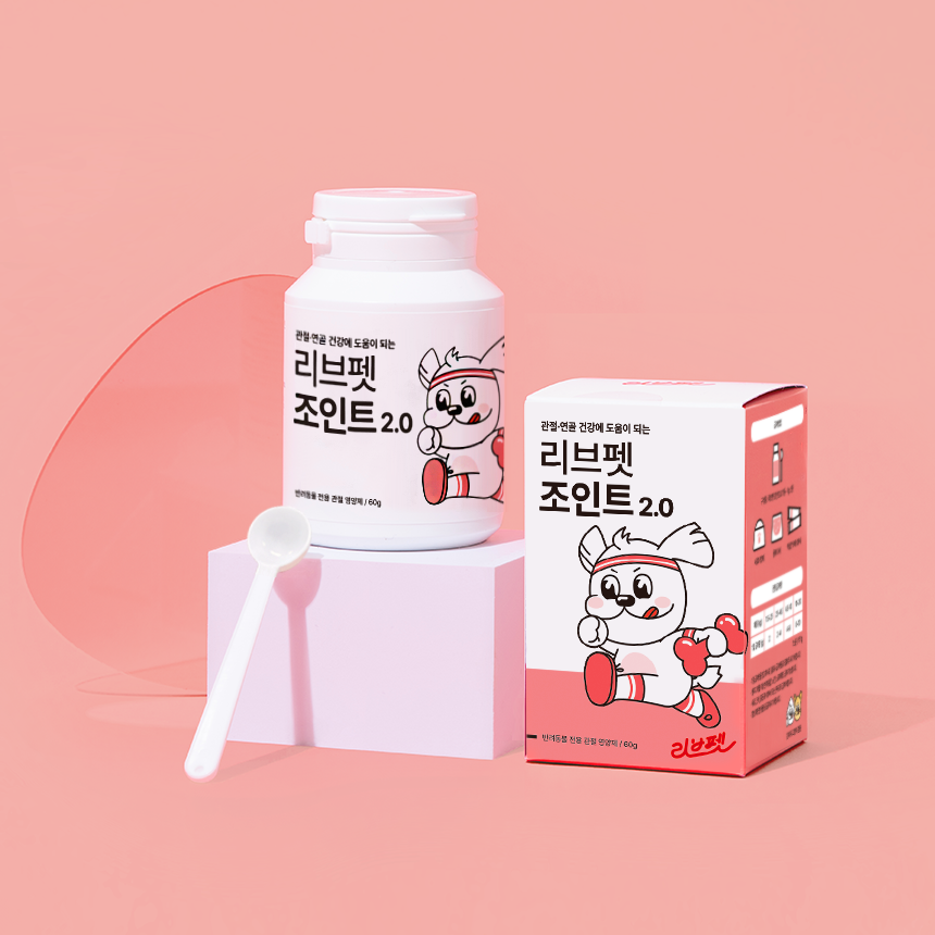 리브펫 조인트 고양이 강아지 관절 영양제 60g, 1개