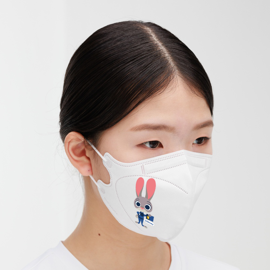 어린숨 디즈니 주토피아 어린이 마스크 30종 초등학생 유아 아동 어린이집 캐릭터 소형 - 상세 이미지 5