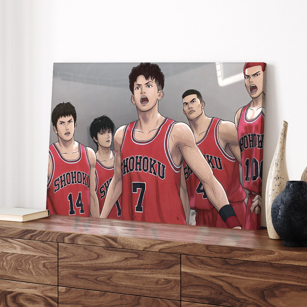 슬램덩크 5인방 캔버스 그림 액자 6호