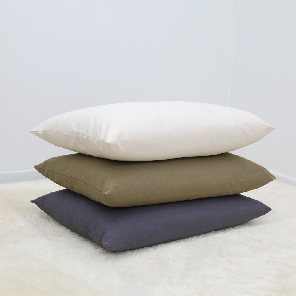 우리앤데코 목화솜 절방석 108배 기도 명상 좌복 대방석 대형방석 캔버스 내추럴 60X90