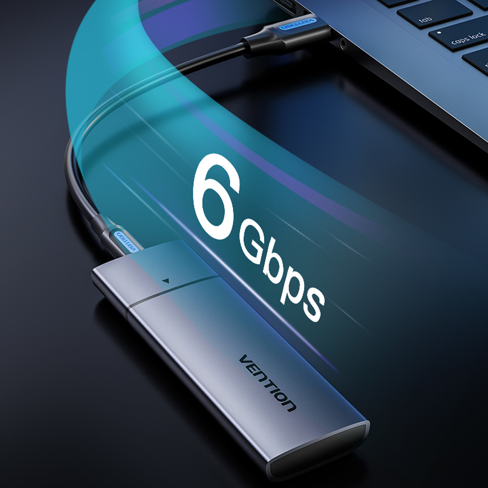 벤션 M.2 NGFF SSD SATA 6Gbps 고속 외장 케이스 KPFH0 - 상세 이미지 2
