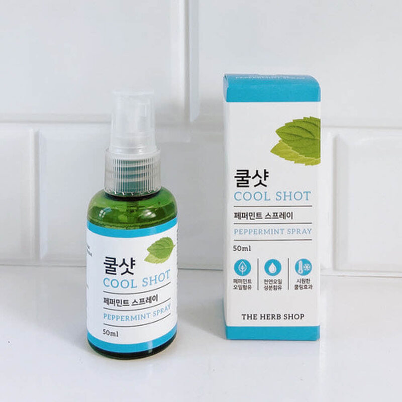 THS 더허브샵 쿨샷 페퍼민트 스프레이 50ml 100ml 택1 - 상세 이미지 3