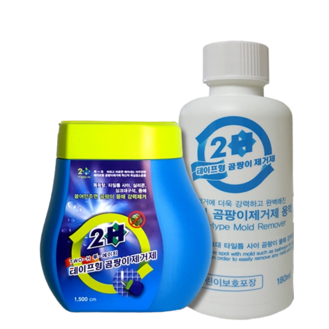 투에이치 곰팡이 제거 테이프 제거제 벽지 베란다 창문 창틀 욕실 실리콘 테이프형 원셋트
