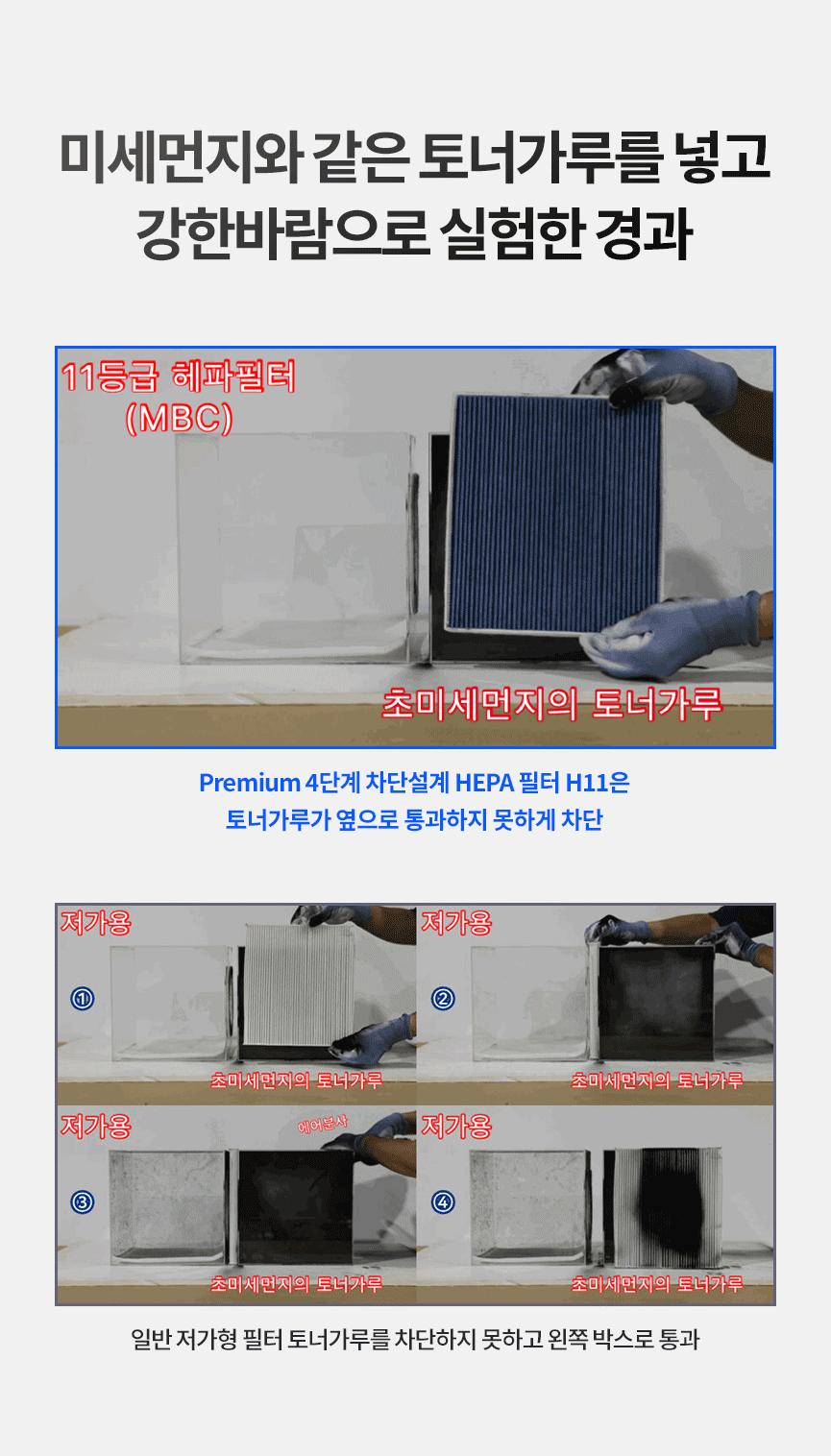 차 에어컨필터 교체 활성탄 전차종 1+1 - 상세 이미지 2