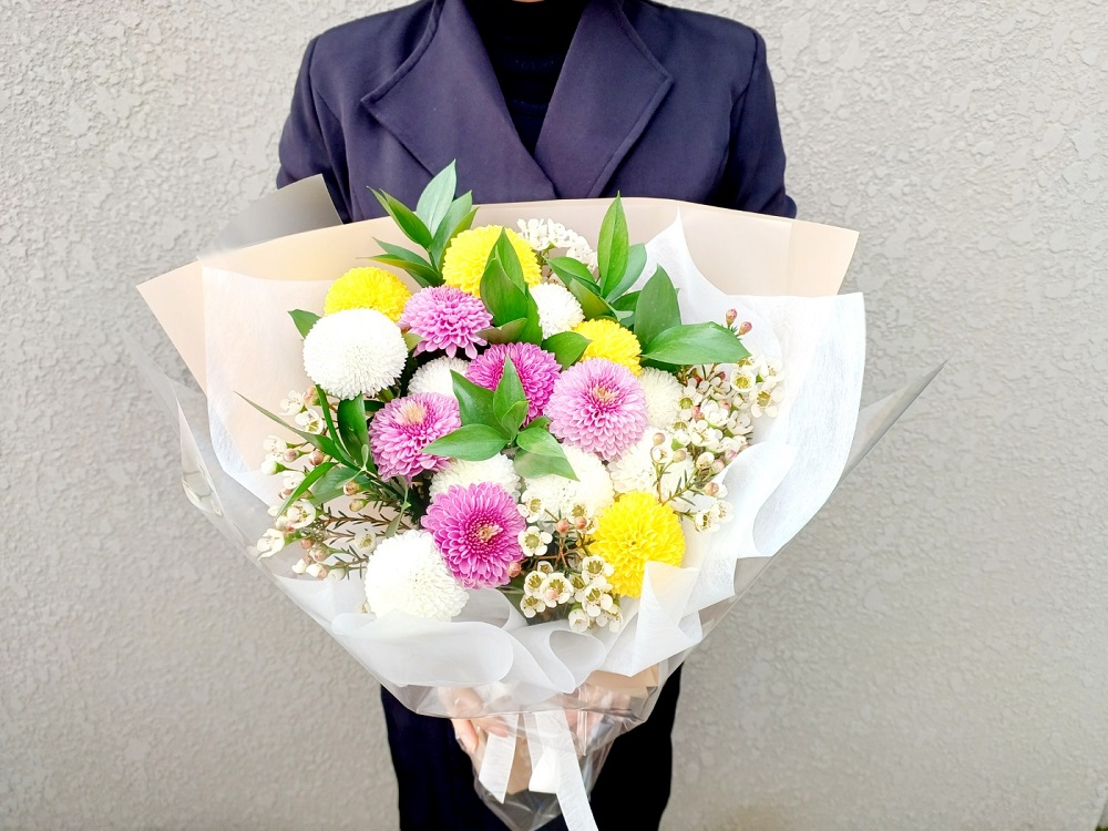 유스풀몰 사진과 같은 퐁퐁 한다발 졸업식 꽃배달 싼곳 생화 택배 - 상세 이미지 4