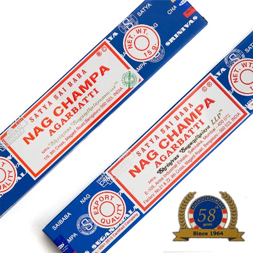 사티아 인센스 스틱 SATYA 나그참파 15g 감성캠핑 디퓨저