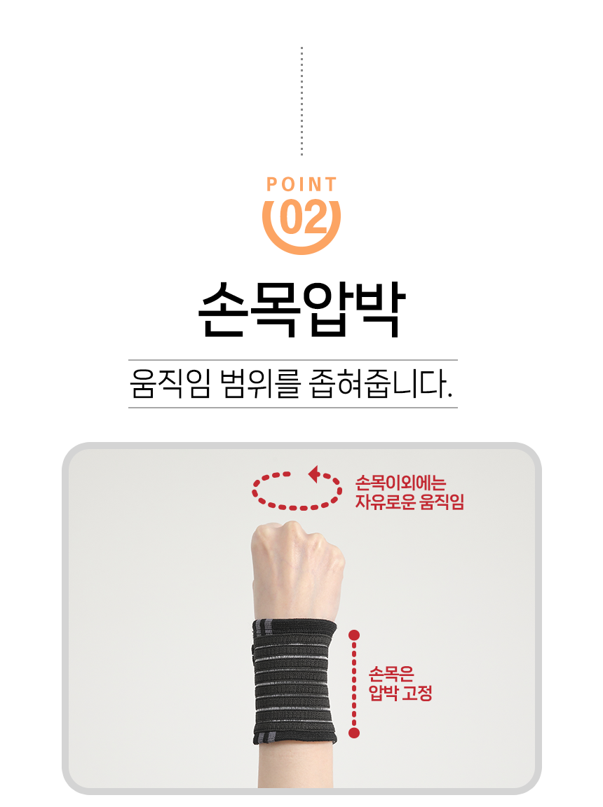 산후 의료용 손목보호대 바리스타 손목아대 시니어 1type - 상세 이미지 4