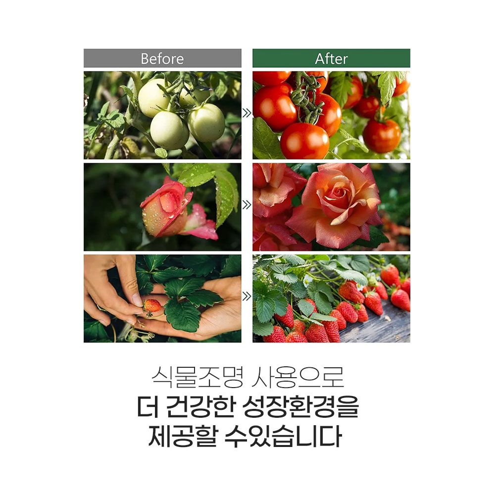 스마토이 식물등 식물LED 2구 집게 자바라 성장 조명 타이머 이미지 6