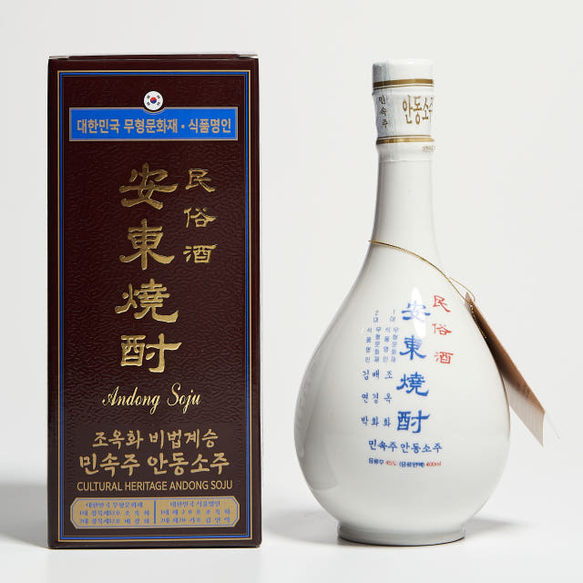 조옥화 안동소주 민속주 호리병 45도 400ml 김연박 2대 명인