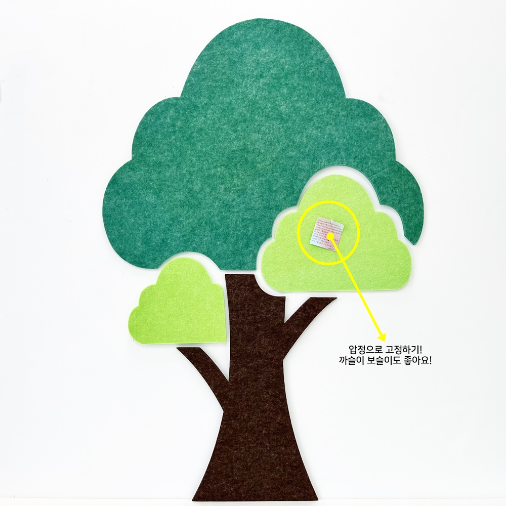 [미소쌤] 펠트 보드 게시판 메모 포도 벽 데코 스티커 인테리어 원테리어 환경판 환경구성