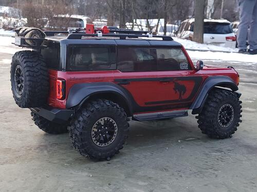 RC 1/10 트랙사스 TRX4 브롱코용 Hennessy 커팅데칼 (F타입) : 에이치테크