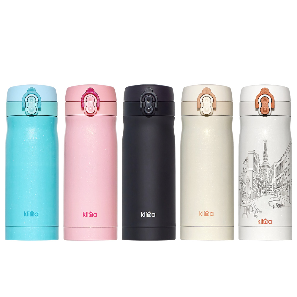 클리나 보온보냉 스텐 미니 원터치 텀블러 350ml - 메인 이미지