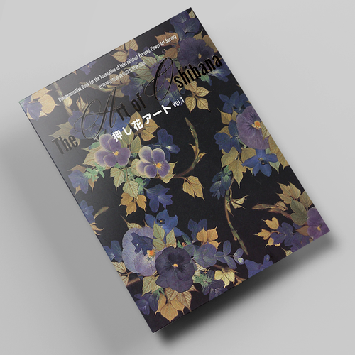 꽃누르미 아트vol.1 아트 압화서적 압화만들기튜토리얼 일본압화책 - 상품 이미지