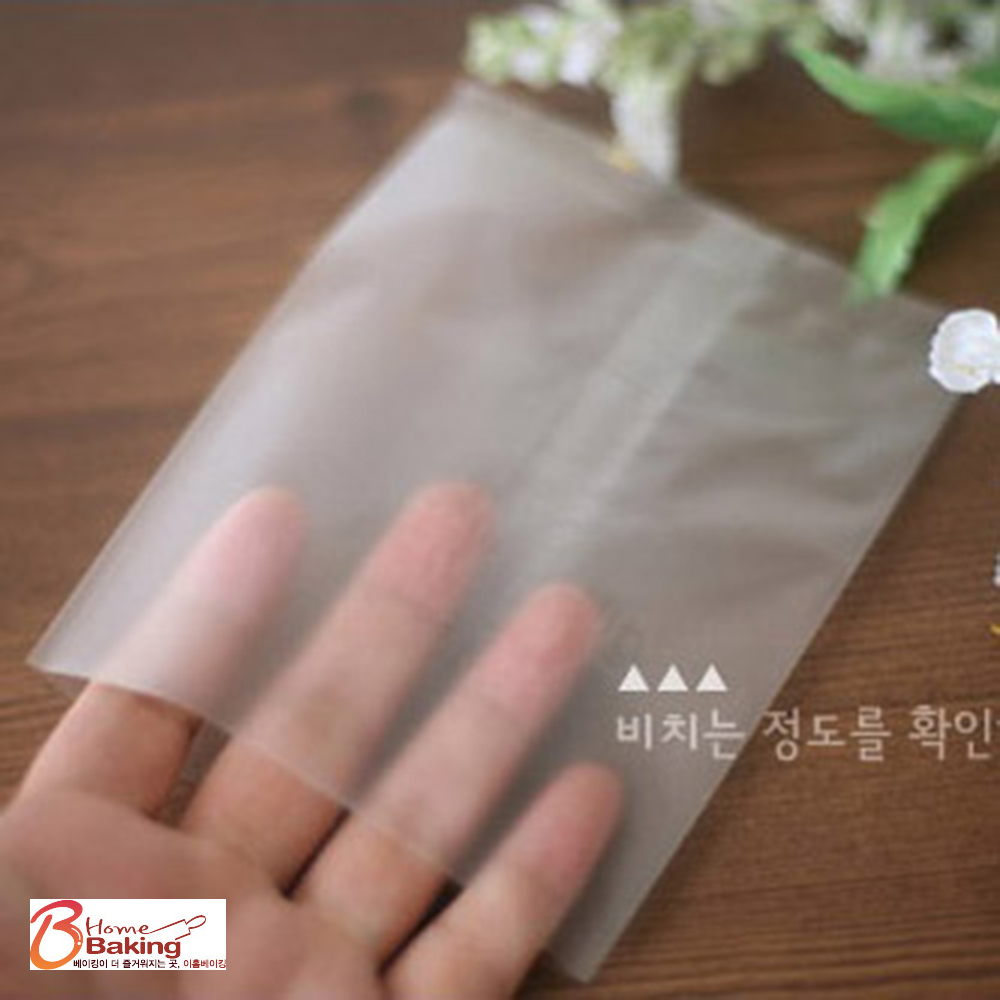 [대용량] 반투명쿠키봉투 소 8.5x11- 200매 opp 실링봉투 비닐포장지 마들렌 제품 이미지