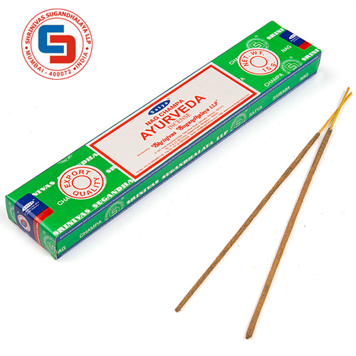 사티아 인센스 스틱 SATYA 아유르베다 MUM