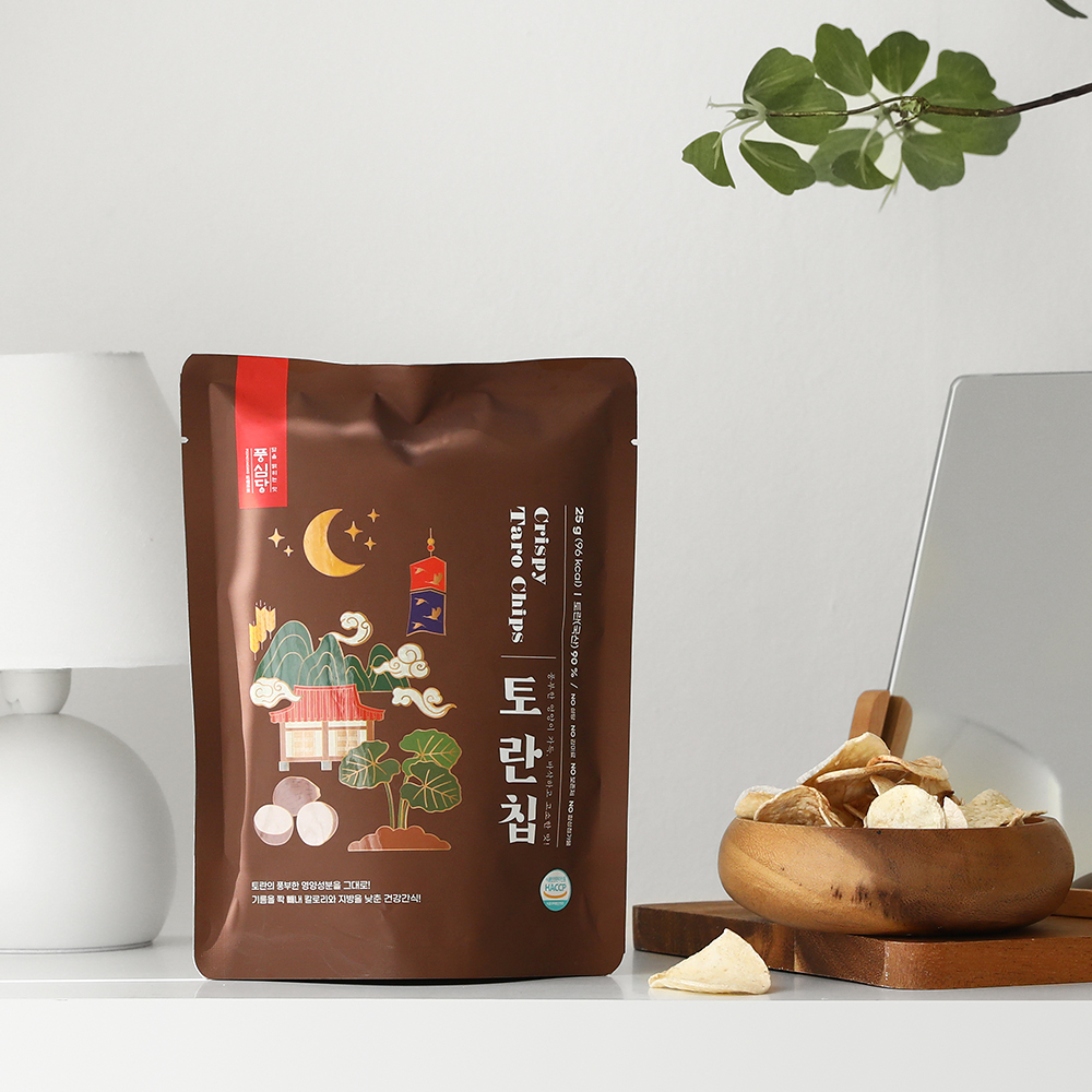 풍심당 더 맛있는 토란칩 (25g) 옛날과자 사무실과자 저당 건강 임산부 간식 이미지 4