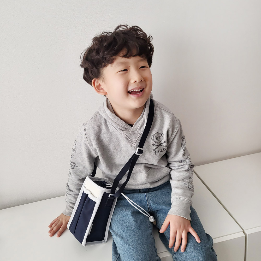 노르디코 유아물병가방 유아물통가방 물병크로스백 국내제조 - 상품 이미지