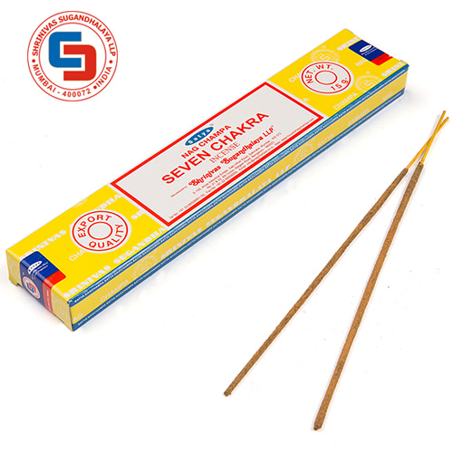 사티아 인센스 스틱 SATYA 세븐 차크라 MUM